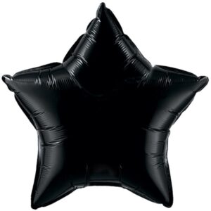 75cm Stern metallic schwarz