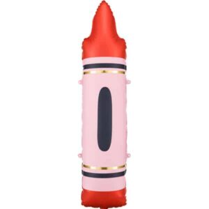 Folienballon, Stift rot, personalisierbar H104cm