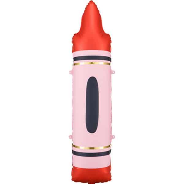 Folienballon, Stift rot, personalisierbar H104cm