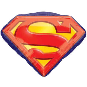 Superman Logo, Folienballon, B 66 cm