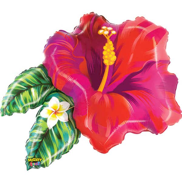 Tropische Blüte, Folienballon, B 69 cm
