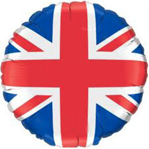 Großbritannien Nationalflagge, Folienballon 45cm