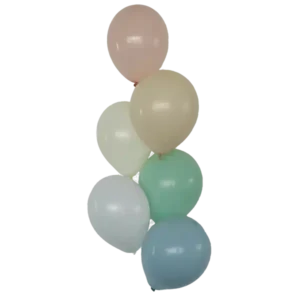Delicate Macaron Ballonstrauß, befüllt zum Abholen, ca. 2 Tage haltbar