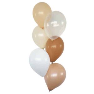 Caramel Whisper Ballonstrauß, Befüllt zum Abholen, ca. 2 Tage haltbar