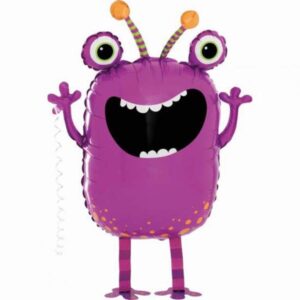 Monster Ballon Lila Airwalker / Folienballon