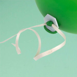 Ballonverschlüsse ECO mit Baumwoll/Gelatineband 100 Stück