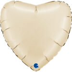 Herz Creme Satin