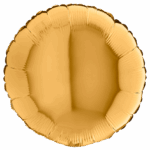 Rund Gold Metallic
