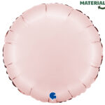 Rund Puderrosa Satin