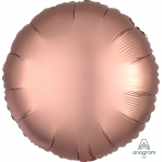 Rund Roségold Satin