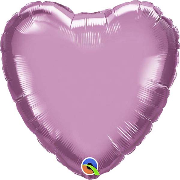 Herzballon Metallic Lilac / Folie / 45cm