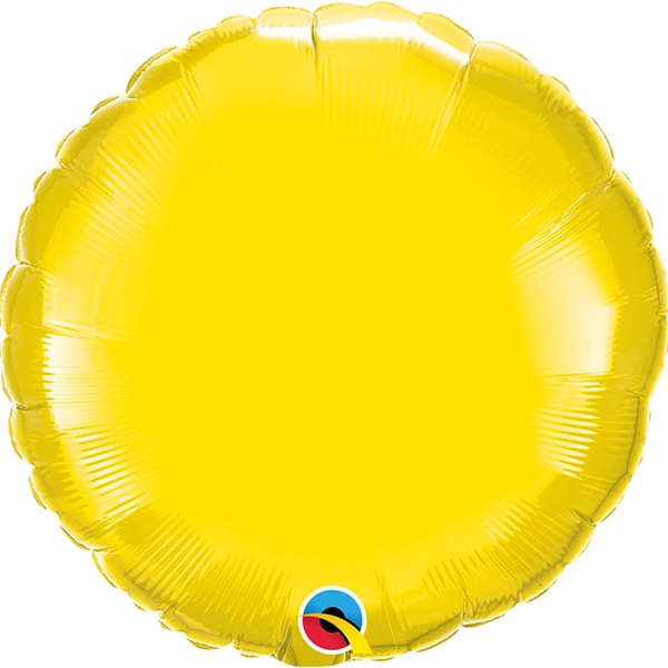 45cm Rund Gelb