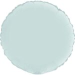 Rund Puderblau Satin