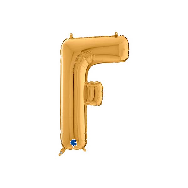 Buchstabenballon A – Z, GOLD, EINZELN wählbar, Folienballon H 66cm – Bild 6