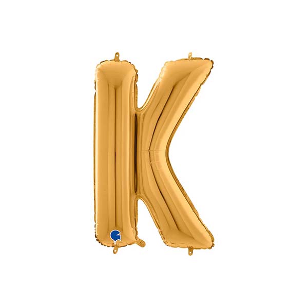 Buchstabenballon A – Z, GOLD, EINZELN wählbar, Folienballon H 66cm – Bild 11