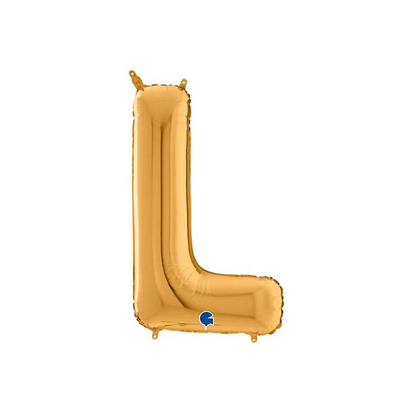 Buchstabenballon A – Z, GOLD, EINZELN wählbar, Folienballon H 66cm – Bild 12