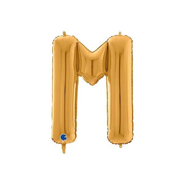 Buchstabenballon A – Z, GOLD, EINZELN wählbar, Folienballon H 66cm – Bild 13