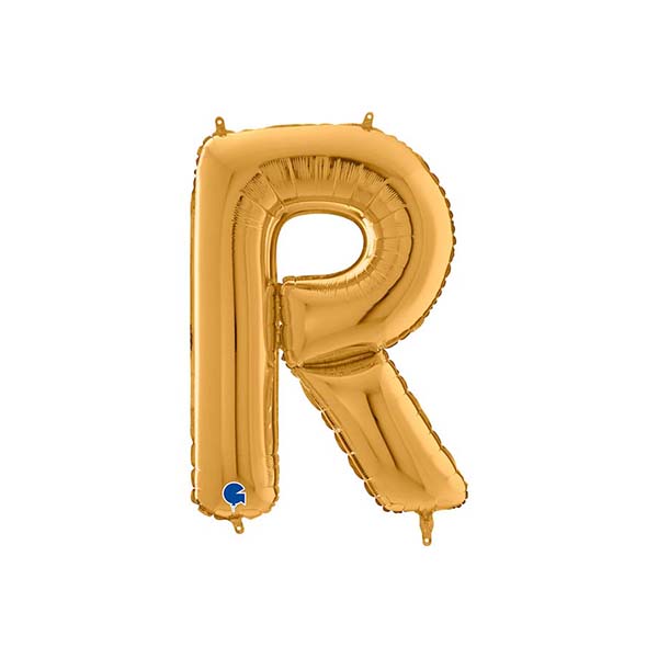 Buchstabenballon A – Z, GOLD, EINZELN wählbar, Folienballon H 66cm – Bild 18