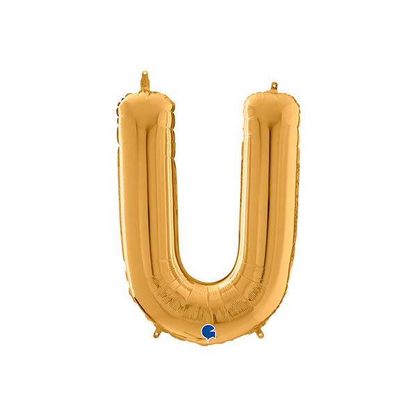 Buchstabenballon A – Z, GOLD, EINZELN wählbar, Folienballon H 66cm – Bild 21