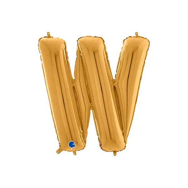 Buchstabenballon A – Z, GOLD, EINZELN wählbar, Folienballon H 66cm – Bild 23