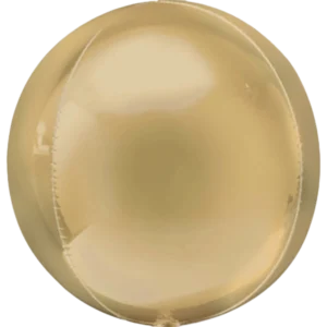 Kugelballon metallic champagner