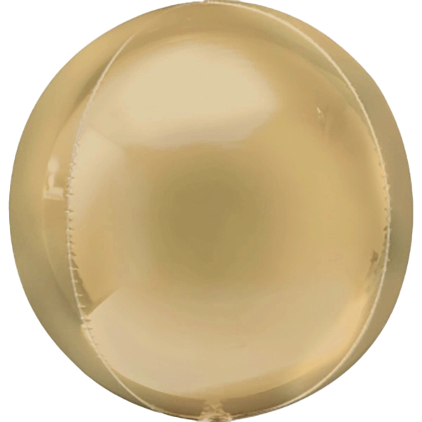 Kugelballon metallic champagner