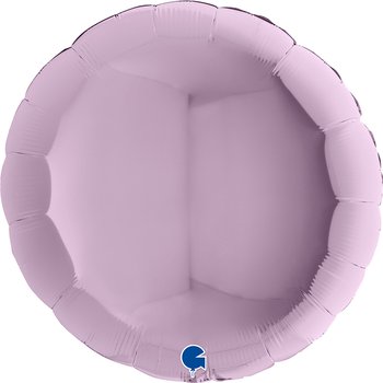 90cm Rund, metallic Flieder, Folienballon