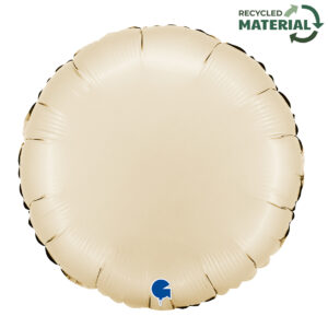 45cm Rund Satin Cream