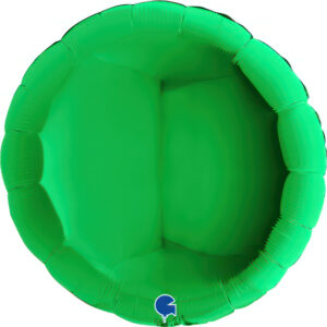 45cm Rund Metallic Grün