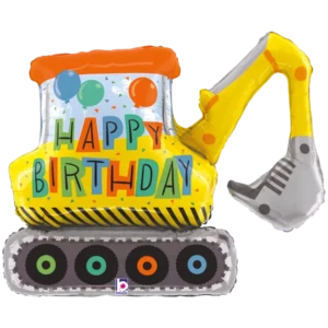 Happy Birthday Bagger, Folienballon B77cm