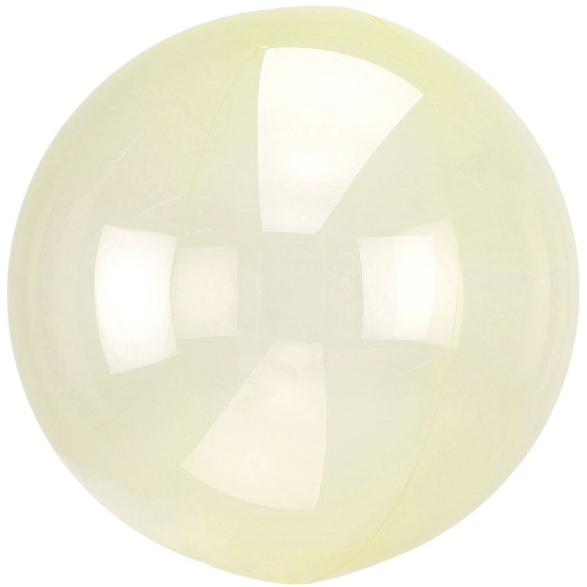 Bubble 52 cm Transparent Gelb