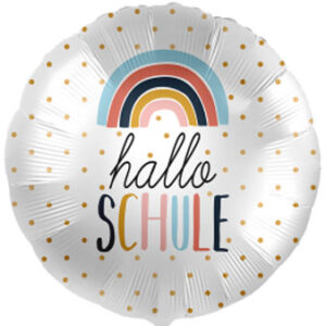 Folienballon Hallo Schule 45cm