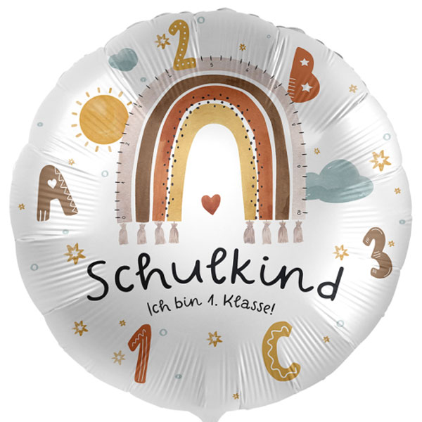 Folienballon Schulkind 45cm