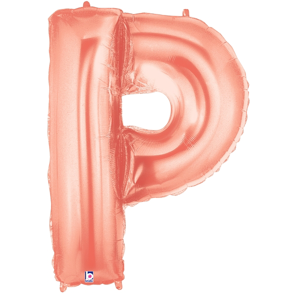 Buchstabe A – Z, ROSÉGOLD, EINZELN wählbar, Folienballon H102cm – Bild 16