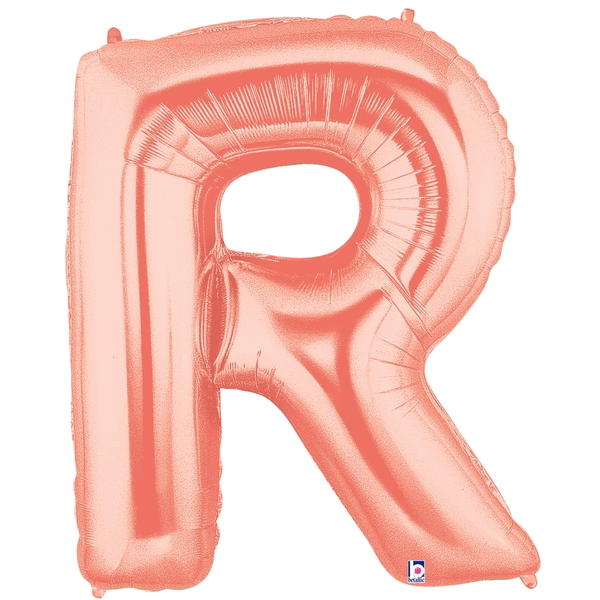Buchstabe A – Z, ROSÉGOLD, EINZELN wählbar, Folienballon H102cm – Bild 18