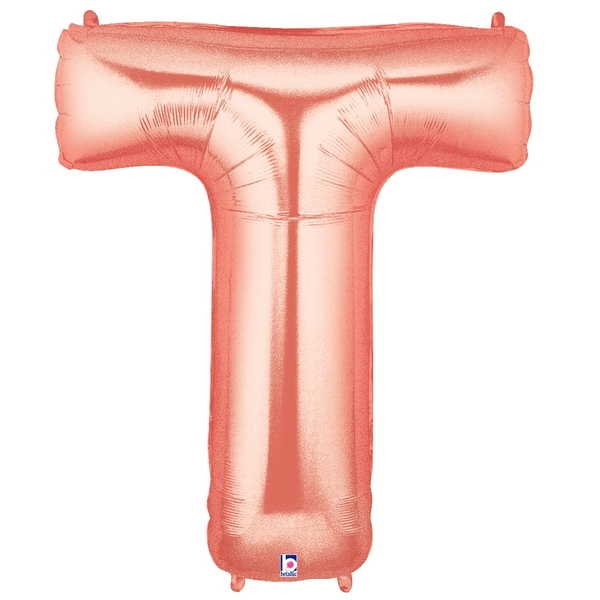 Buchstabe A – Z, ROSÉGOLD, EINZELN wählbar, Folienballon H102cm – Bild 20