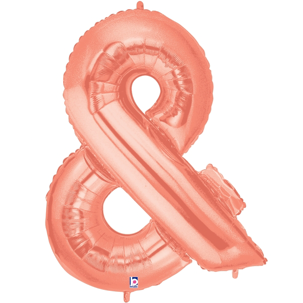 Buchstabe A – Z, ROSÉGOLD, EINZELN wählbar, Folienballon H102cm – Bild 28