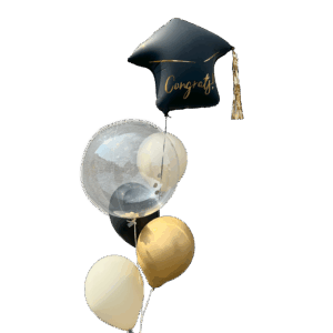 Congrats, Ballonstrauß, Befüllt zum Abholen, ca. 2 Tage haltbar