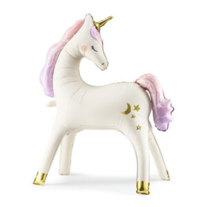 Airwalker Einhorn selbststehend, Folienballon 95cm
