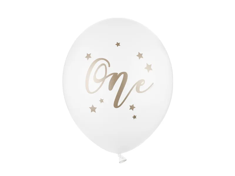 one, Latexballon mit Aufdruck 28 cm
