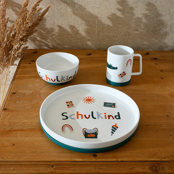 Schulkind Porzellan Set / Adventure – Bild 2