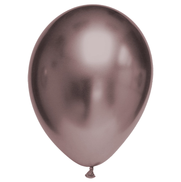 Ballon mokka chrome 28cm / Latex / 5014