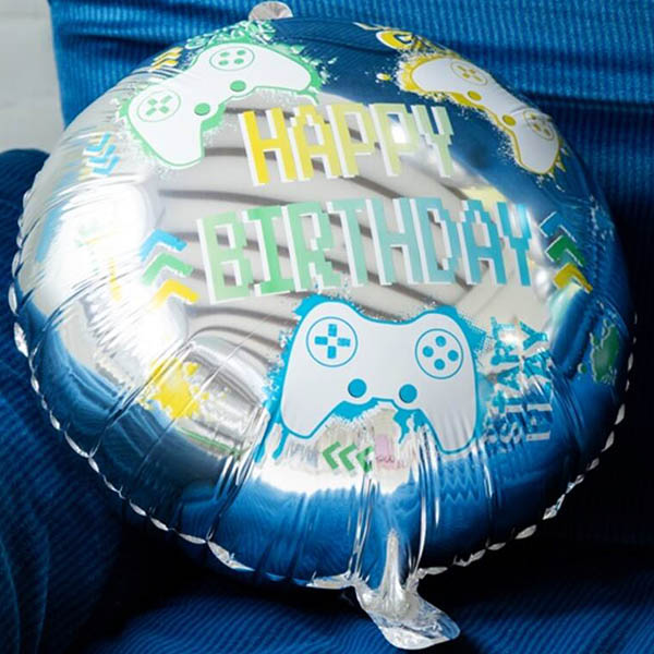 "Happy Birthday" Gaming rund 45cm – Bild 2