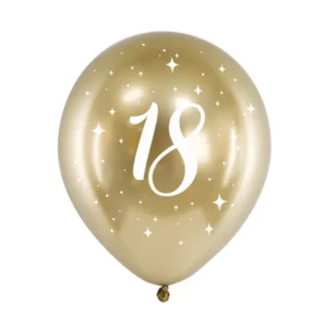 18 Latexballon gold