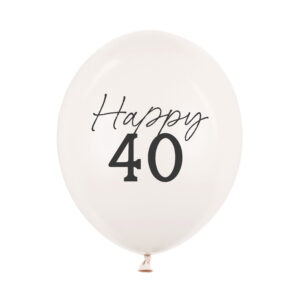Happy 40 Latexballon