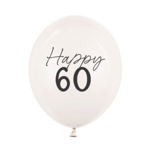 Happy 60 Latexballon