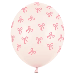 Schleifen Latexballon nude blush
