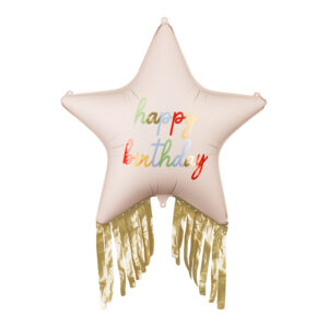 Birthday Star, Folienballon B72cm