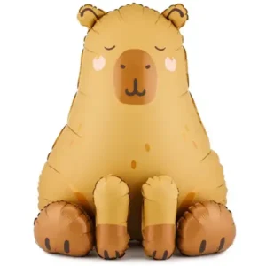 Capybara Ballon luftgefüllt sitzend 80 cm