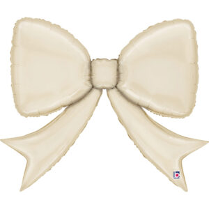 Schleifenballon beige